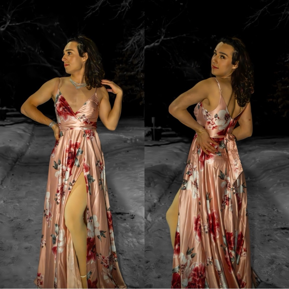 Windsor Pink Floral Maxi Dress